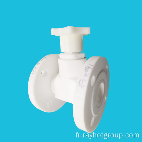 Valve PTFE résistante à chaud